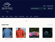 Tablet Screenshot of duckdogclothing.com